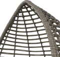 Lesli Living Relaxsessel CHILL Garten Stuhl Sitzei Egg Polyrattan Grau
