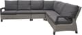 Gartenbank Eckbank Lounge Ecke PRATO BRICK von Lesli Living