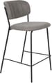 Hocker Tresenhocker JOLIEN BLACK DARK GREY