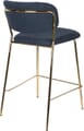 Hocker Tresenhocker JOLIEN GOLD PINK