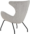 SalesFever Relaxsessel Sessel mit Texturstoff in Grau