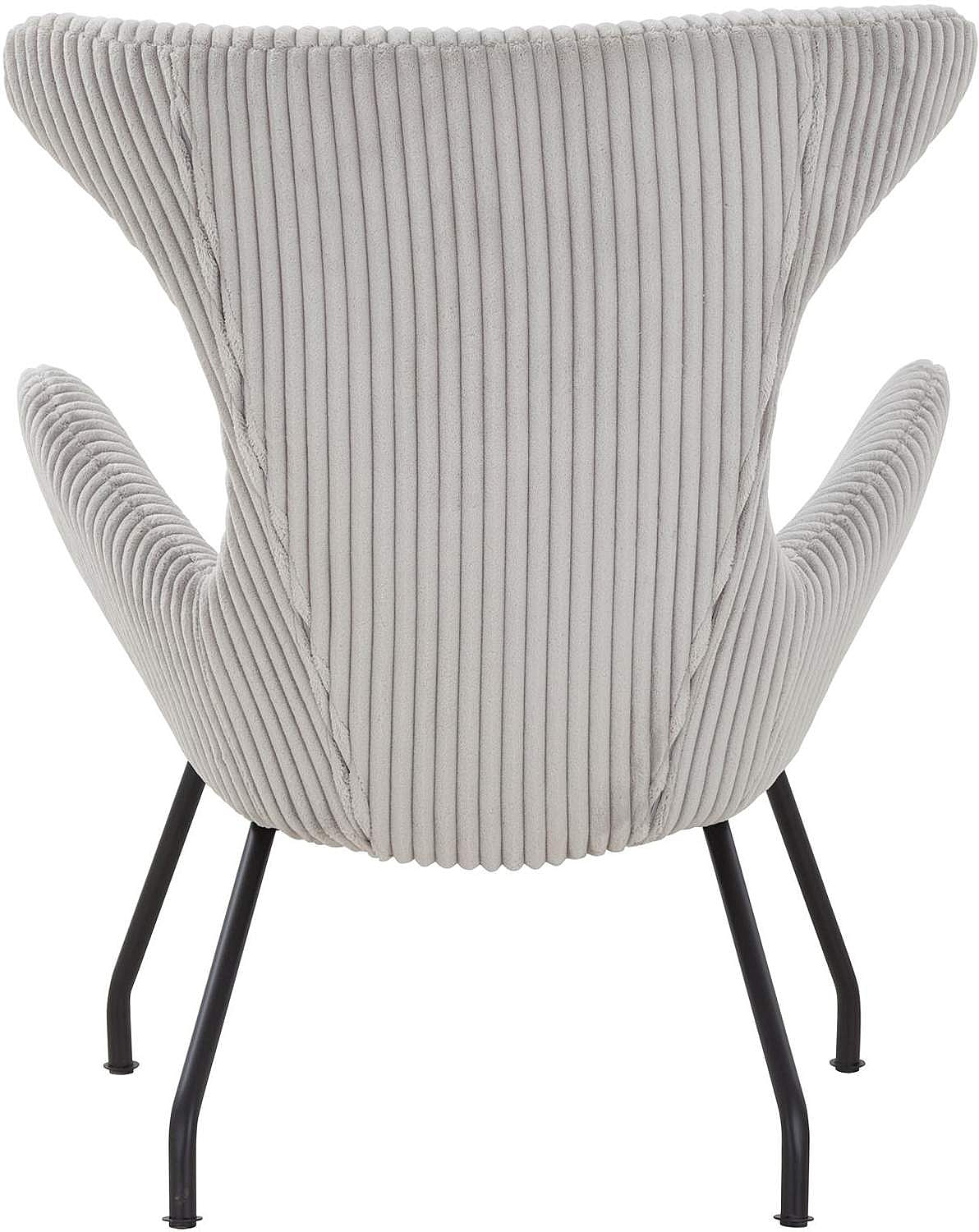 SalesFever Relaxsessel Sessel mit Texturstoff Grau in