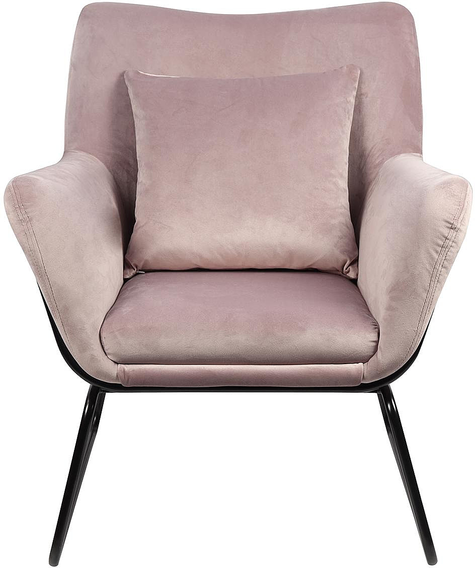 SalesFever Relaxsessel Sessel mit Samtbezug verschiedenen Farben in