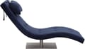 SalesFever Relaxliege Samt blau