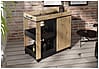 Servierwagen HOME BAR 204 Optik: Artisan Eiche Schwarzeiche, von Forte