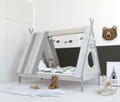 Kinderbett Bett in angesagter Tipiform  90 x 200 cm mit Lattenrost