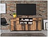 Sideboard Kommode CLIF 4 Türen 2 Schubladen Optik: Old Wood Vintage