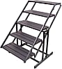Pflanzregal Blumenregal Pflanztreppe TABORA in Holz-Optik klappbar
