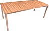 Tisch Gartentisch Denver aus Teak Edelstahl von GardenPleasure