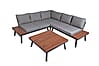 Moderne Garten Garnitur Lounge Set THERESA beige
