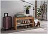 Garderobenbank Sitzbank KIRSA 82 cm Kernbuche massiv