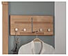Wandgarderobe Hakenleiste KIRSA 50 cm Kernbuche massiv geölt