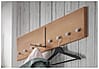 Hakenleiste Wandgarderobe KIRSA 80 cm Kernbuche massiv geölt
