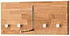 Wandgarderobe Hakenleiste KIRSA 50 cm Wildeiche massiv geölt