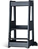 tiSsi® Entdeckerturm / Lernturm FELIX mitwachsend Buche massiv Grau
