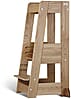 Mitwachsender Lernturm FELIX | tiSsi® Entdeckerturm | Eiche Massivholz