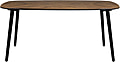 Esstisch Clover 165 x 90 cm mit Walnussfurnierplatte von DutchBone