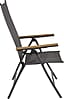 Gartensessel Klappsessel Hochlehner AREZZO Gestell Aluminium anthrazit