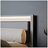 Doppelbett HIGH ROCK 160 x 200 Riviera Eiche Optik / Schwarz, Forte