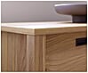 Sideboard JYTANA 3 Schubladen 2 Türen in Mauvella Eiche Optik /Schwarz