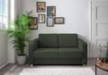 Schlafsofa Funktionssofa MIA Stoff Cord mit getrennten Liegeflächen in Blau
