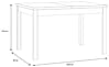 Esstisch Ausziehtisch JOAKIMIS 120-160 cm Mauvella-Eiche Nachbildung