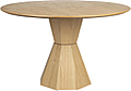 Tisch Esstisch LOTUS Rund Ø 120 cm von Zuiver Eiche furniert