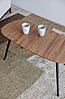 Couchtisch GUALDO aus recyceltem Teakholzfurnier von Zuiver