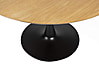 Tisch Esstisch RAKU NATURAL Eiche furniert Ø 110 cm runde Tischplatte