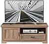 TV Lowboard VIENNA 143 cm Eiche Nachbildung mit Wendefüllung