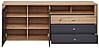 Sideboard PABLO - Artisan Eiche - Graphit - 193 cm