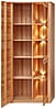 Vitrine NATURE ONE Front Kernbuche Massivholz - mit LED Beleuchtung