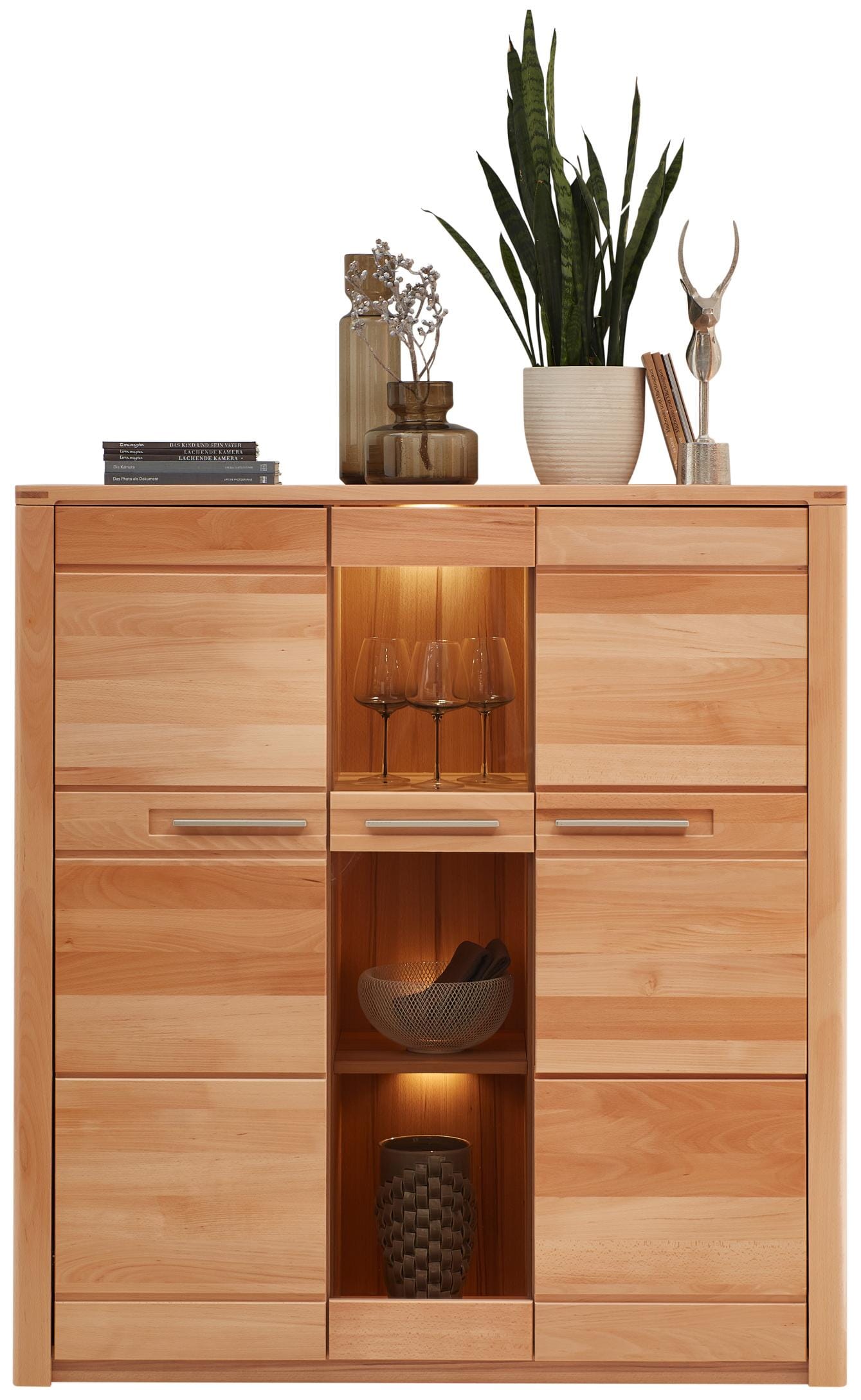 Highboard Kernbuche store massiv - wie neu