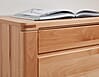 Highboard NATURE ONE Front Kernbuche massiv 3-türig - LED Beleuchtung