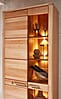 Wohnwand NATURE ONE FF82 - 4-teilig - Front Kernbuche Massivholz