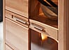 Wohnwand NATURE ONE FF82 - 4-teilig - Front Kernbuche Massivholz