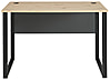 Schreibtisch MEMPHIS Artisan Eiche - Metallgestell schwarz 120 x 73 cm