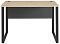 Schreibtisch MEMPHIS Artisan Eiche - Metallgestell schwarz 120 x 73 cm
