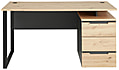 Schreibtisch MEMPHIS Artisan Eiche 150 x 73 cm mit Container