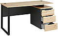 Schreibtisch MEMPHIS Artisan Eiche 150 x 73 cm mit Container
