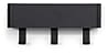 Garderobenhaken Hakenleiste DAX PLAY 3 Stahl Schwarz, Spinder Design