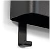Garderobenhaken Hakenleiste DAX PLAY 5 Stahl Schwarz, Spinder Design