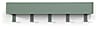 Hakenleiste Garderobenhaken DAX PLAY 5 Dusty Green, Spinder Design