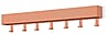 Hakenleiste DAX PLAY 7 Garderobe mit 7 Haken Clay Terra von Spinder