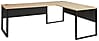 Komplettbüro MEMPHIS II 11-teilig Front Artisan Eiche Korpus Graphit