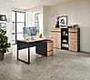 Komplettbüro MEMPHIS V 4-teilig Front Artisan Eiche Korpus Graphit