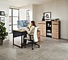 Komplettbüro MEMPHIS V 4-teilig Front Artisan Eiche Korpus Graphit