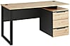 Komplettbüro MEMPHIS V 4-teilig Front Artisan Eiche Korpus Graphit