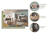 Wohnwand MASON W01 4-teilig - Nox Eiche und Basalt grau