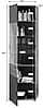 Wohnwand MASON W03 3-teilig - Nox Eiche und Basalt grau